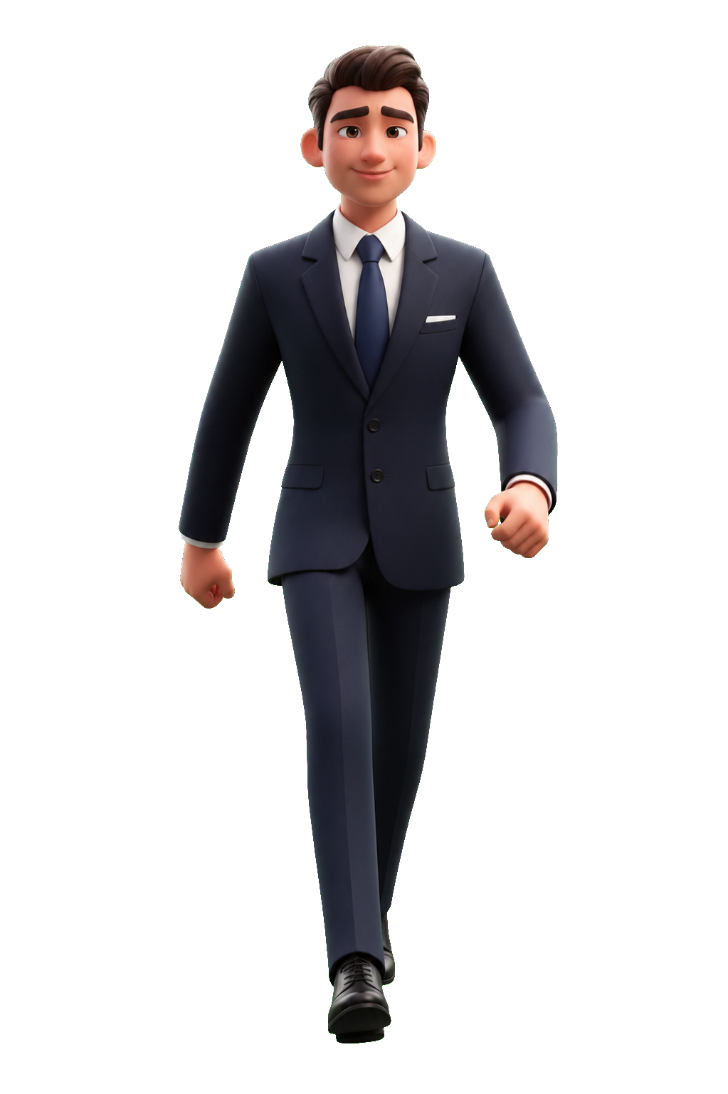 Avukatım360 için yürüyen 3D avukat karakteri